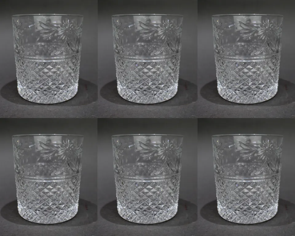 Set of 6 Stuart Beaconsfield Cut Tumblers