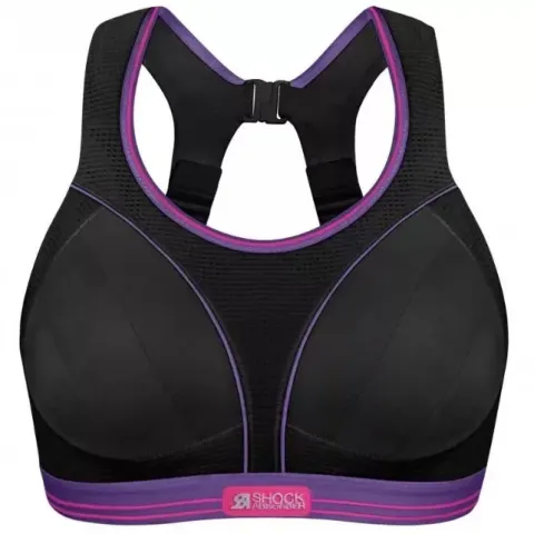 20 Shock Absorber Black Sports Bras