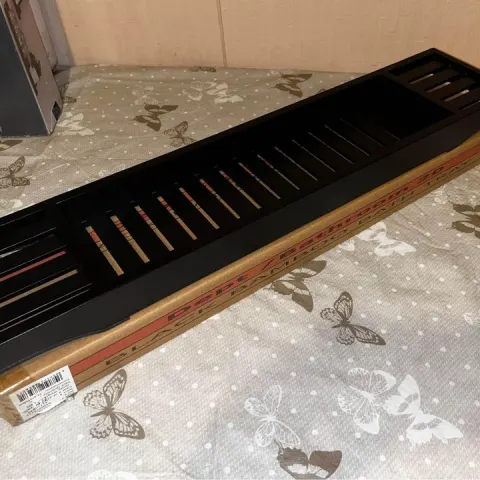New in box - Black Bamboo Bath Tray