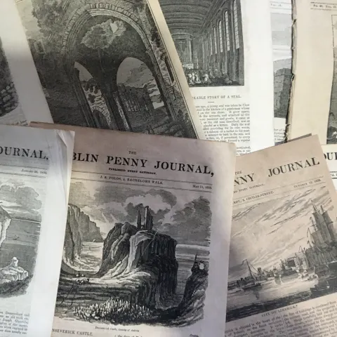 Collection of 20 Antique Dublin Penny Journals 1832-1834