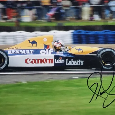 Nigel Mansell Original Signature