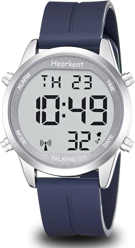 Pedometer Watch Blue Smooth Strap RRP £36.99 L10a