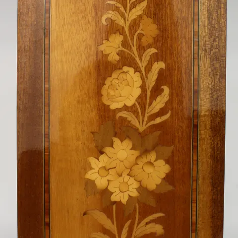 Italian Inlaid Floral Marquetry Panel