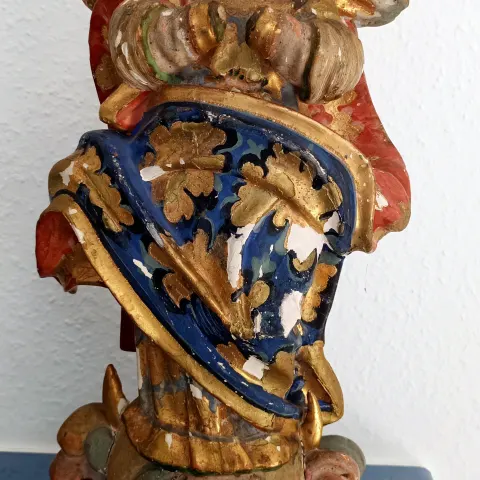 Wooden Carved Sculpture of Woman (#0434)