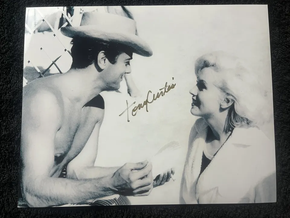 Tony Curtis Signed