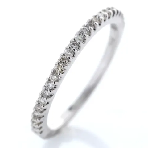 18ct White Gold Half Eternity Diamond Ring 0.25 Carats