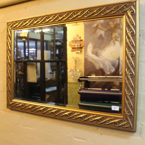 Bevelled Gilt Mirror