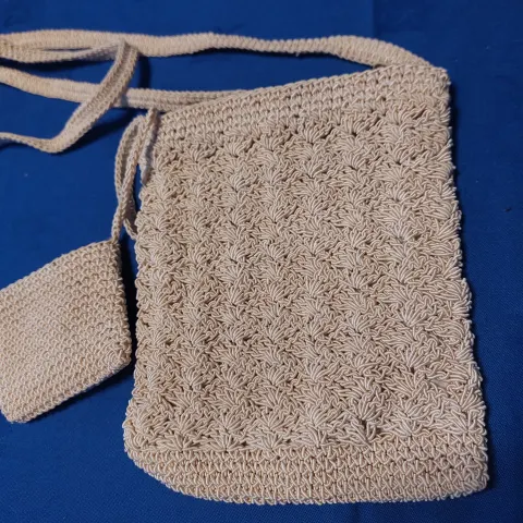Champagne Shoulder Bag and Purse Vintage Style