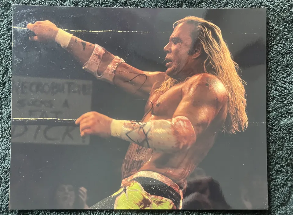 Mickey Rourke Signed