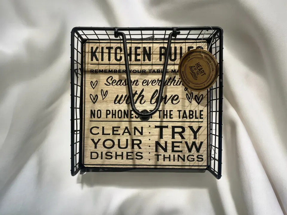 10 x Kitchen Rules Kitchen Napkin Holders L24