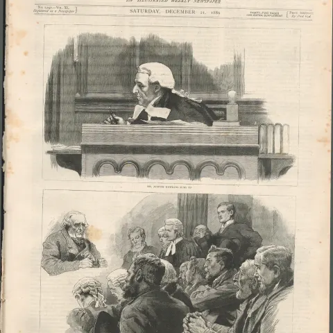 Fenian Brotherhood 1889 Antique Newspaper