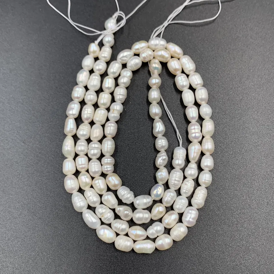 TP-11, Excellent 2 Strands Fresh Water Pearls Beads Strand.
