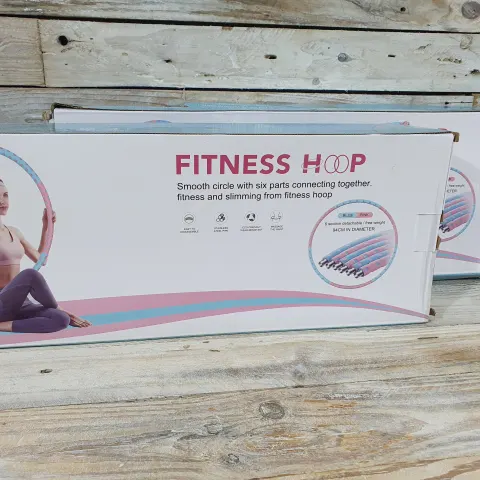 3 x Weighted Fitness Hoops. Comes in sections that you join together. Rrp £54