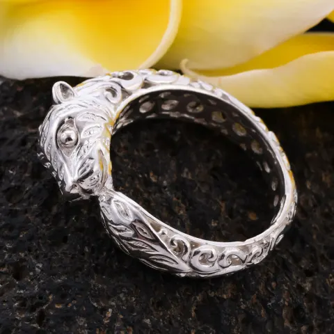 NEW!! Royal Bali Collection Sterling Silver Leopard Ring