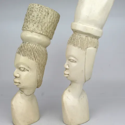 Pair of Vintage African Sculptures