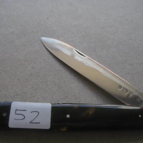George IV Silver Bladed Folding Fruit Knife
