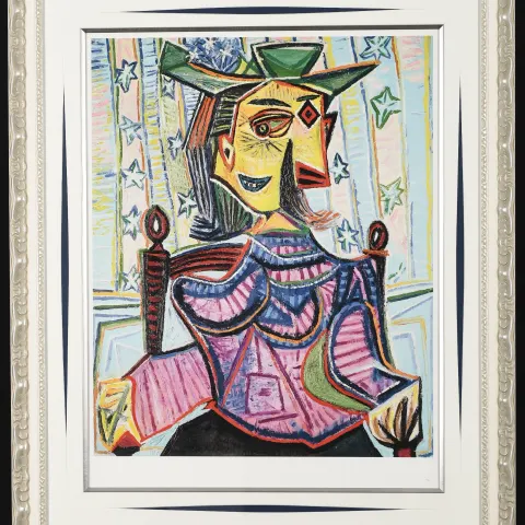 Rare Limited Edition Pablo Picasso "Seated Portrait of Dora Maar, 1939"