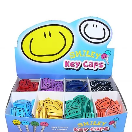 200 x Smiley Key Caps RRP £19.08 L16a