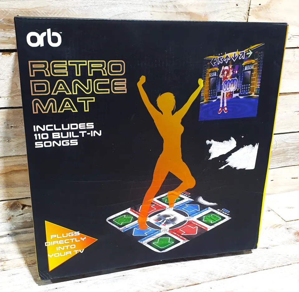 Orb Retro Dance Mat Built in 110 songs & 9 Retro Games Rrp £36