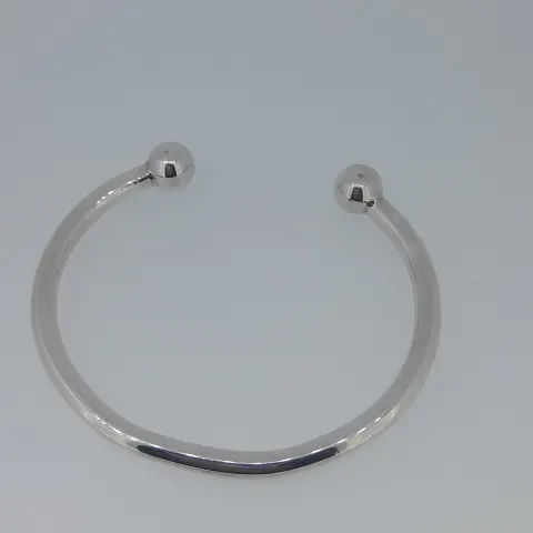 UK Hallmarked Silver Torque Bangle
