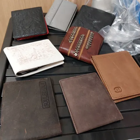 Leather wallets selection