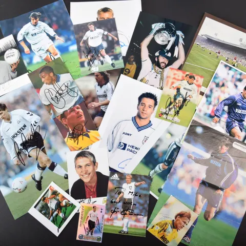 Tottenham Hotspur original signatures