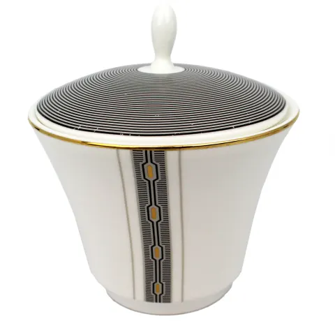 Wedgwood Plaza Lidded Vase & Plate