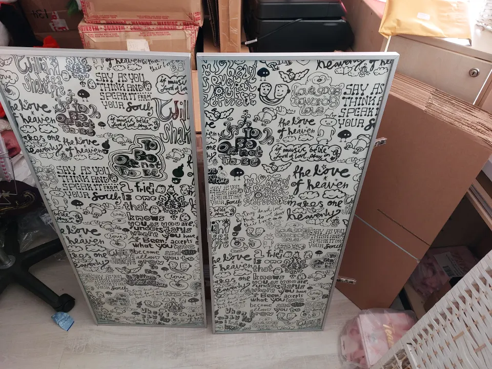 2 novelty Ikea cupboard doors