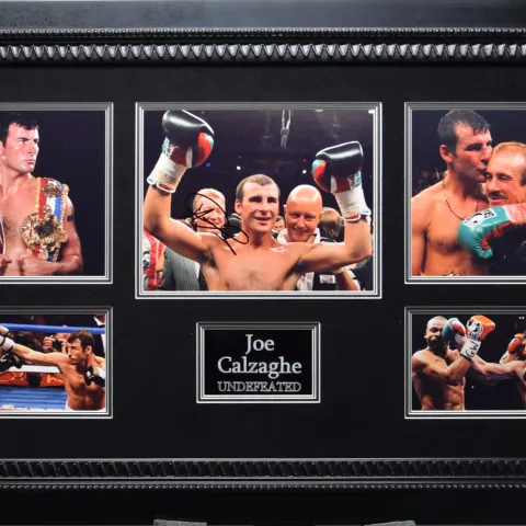 JOE CALZAGHE original signature presentation