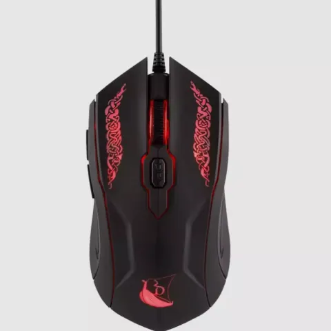 4 X Konix Drakkar Souris Runemaster Gaming Mouse (Black) /PC