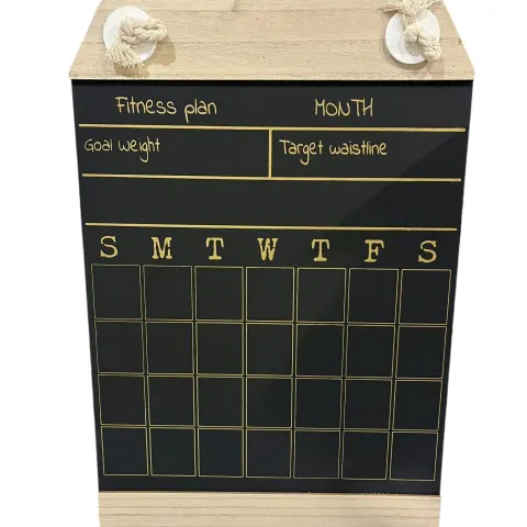 20 x Fitness Chalkboard Workout Planner