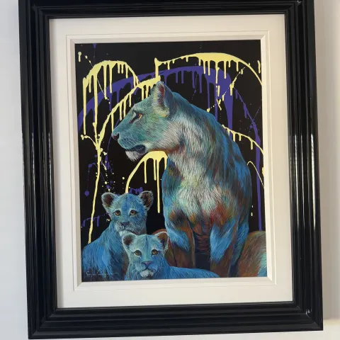 Simon Wright - ‘The Family’ An Original Acrylic On Board