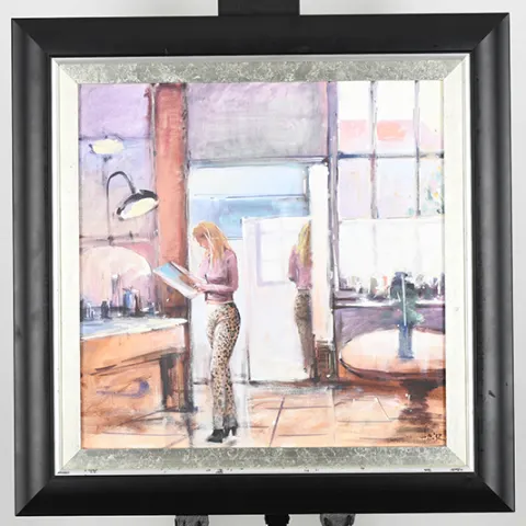 Original Oil On Canvas By Henderson Cisz