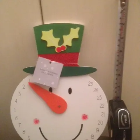Snowman Advent Countdown