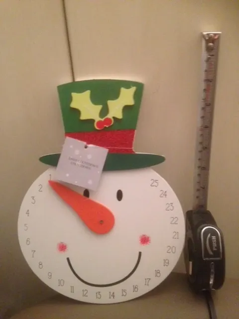 Snowman Advent Countdown