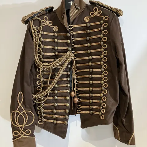 Brown military jacket