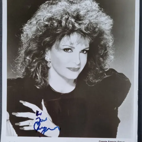 Connie Francis Original Signature