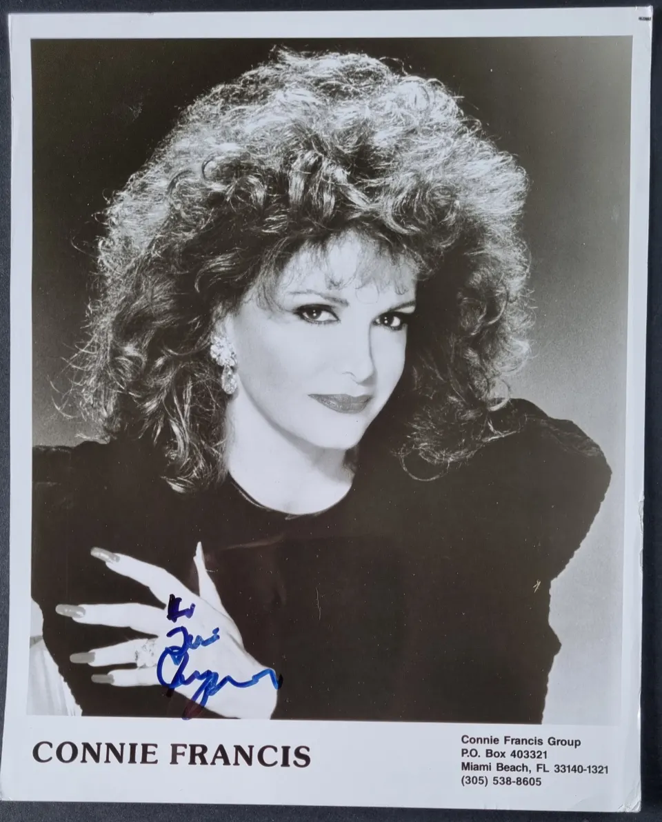 Connie Francis Original Signature