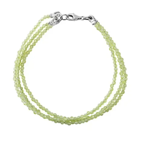 NEW! Hebei Peridot 3 Strand Necklace & Bracelet