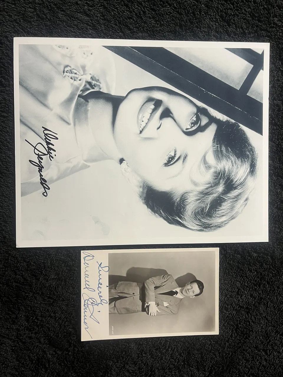 Debbie Reynolds & Donald O'Connor Signed