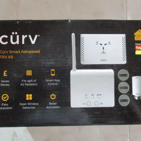 Brand new Curv Wireless Radiator thermostatic valve kit - compatible with Android and Apple - g