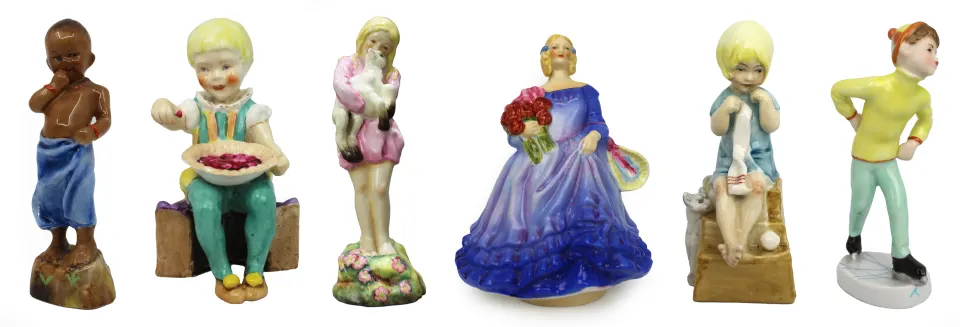 Collection of 6 Royal Worcester Figurines