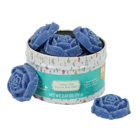12 x 10 Floral Shaped Wax Melts In A Tin Gingerbread Spice