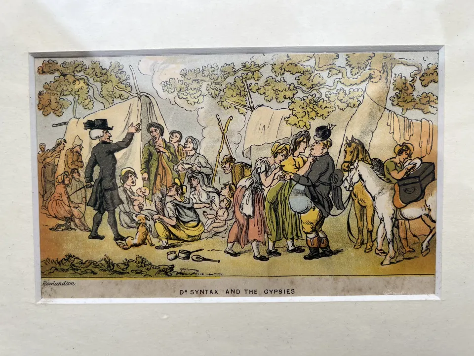 Set of ten aquatint engravings of Thomas rowlandsons Dr Syntax