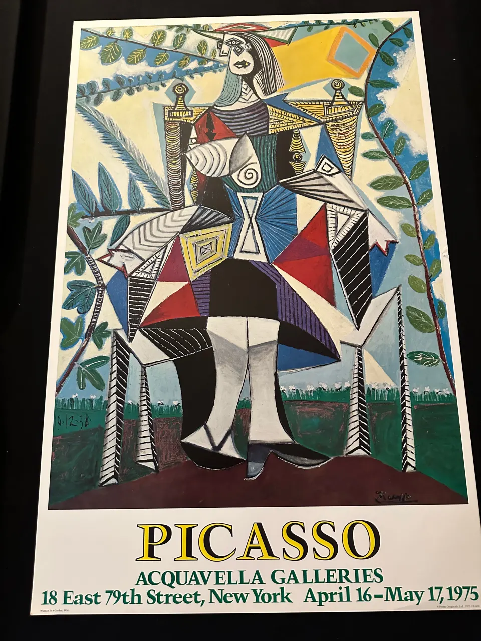 Two x Picasso, Acquavella Galleries, new York Exhibition Poster 1975