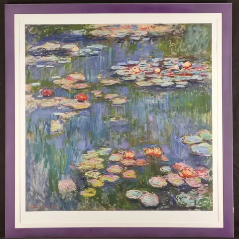 Claude Monet Limited Edition "Water Lilies, 1916" One of Only 95