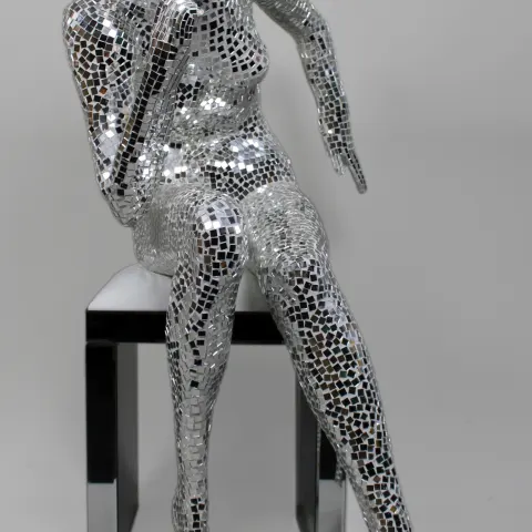 Mirrored Mannequin Seated