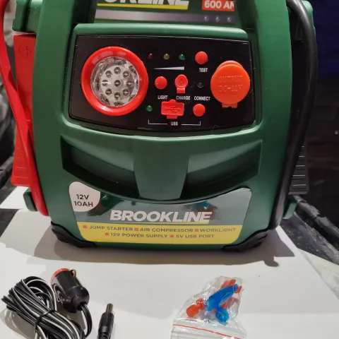 CLEARANCE JOBLOT 3 x Brookline Rechargeable Jump Starter& Air compressor