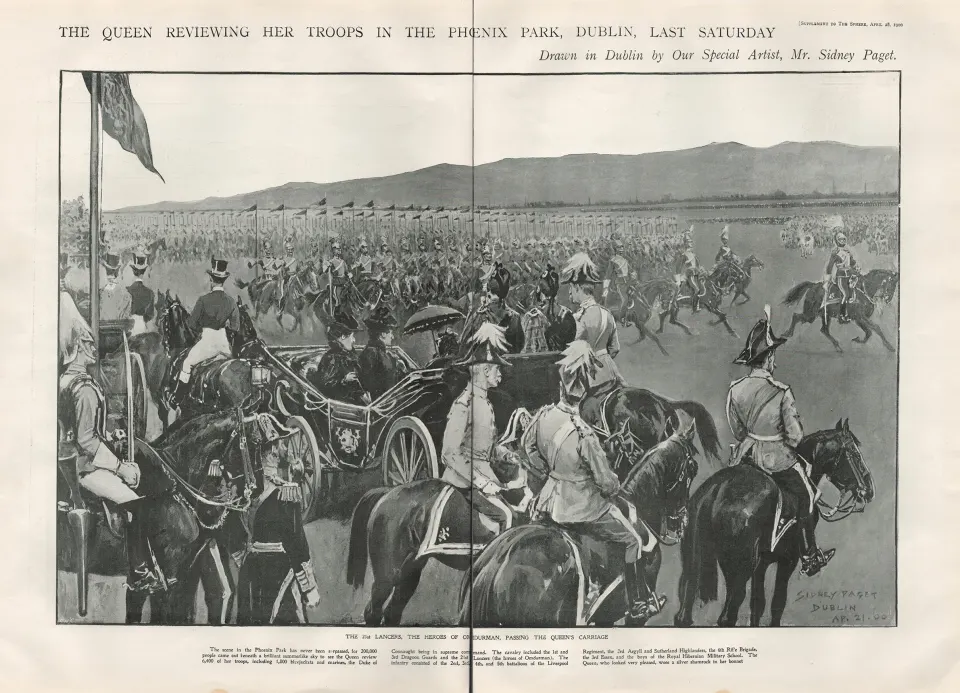 Queen Victoria 1900 Visit  Phoenix Park Dublin Connemara Donegal Antrim