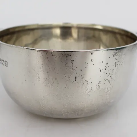Fine Solid Silver Porringer by Charles Edwards London 1896